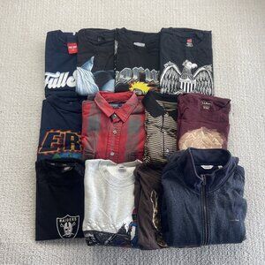 VTG / Y2K Mens Clothes Bundle Lot Graphic Tee S-L Collection Clear out Deal